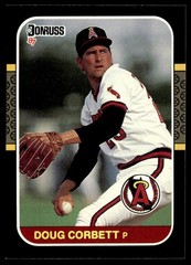 DOUG CORBETT 1987 DONRUSS CALIFORNIA ANGELS #333