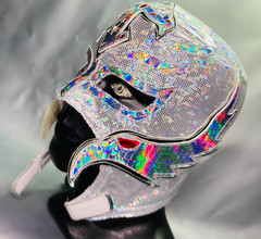King Mysterio Semi professional Lucha Wrestling Mask Mascara luchador Silver