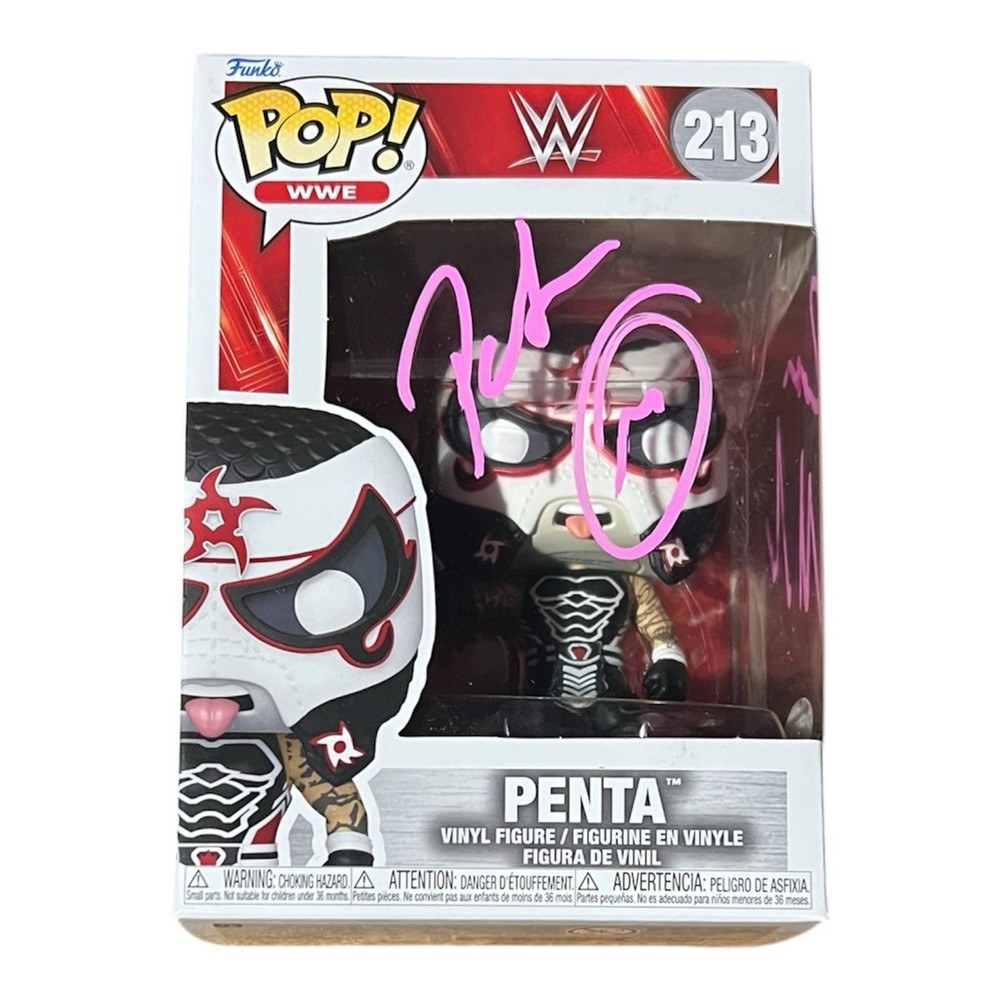 JSA Autographed Penta WWE Funko Pop #213 – Hand Signed Pro Wrestling