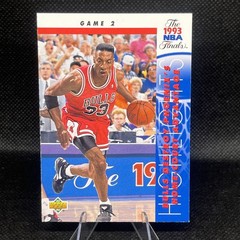SCOTTIE PIPPEN 1993-94 Upper Deck – The 1993 NBA Finals Bulls Game 2 #199 HOF