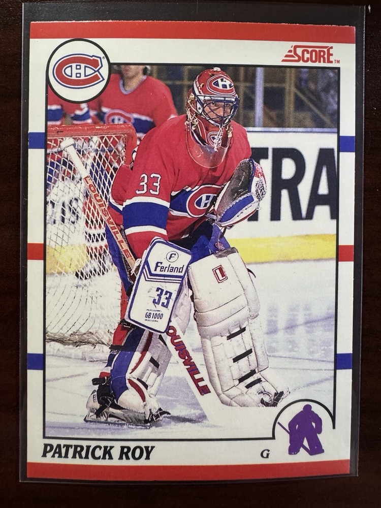 1990-91 Score Canadian #10 Patrick Roy Montreal Canadiens