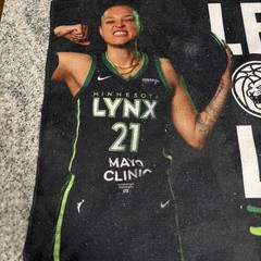 Minnesota Lynx WNBA Lets Go LYNX Rally Towel SGA With Free Shipping