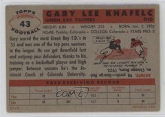 1956 Topps Gary Knafelc #43 Rookie RC 1g62