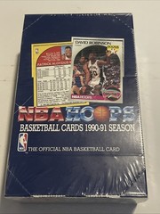 1990-91 NBA Hoops Series 1 Box 36 Packs Factory Sealed Case Fresh Michael Jordan