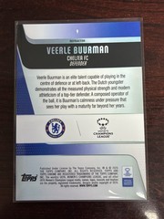 2025-26 Chrome UEFA Women’s Champions League #9 Veerle Buurman REFRACTOR RC