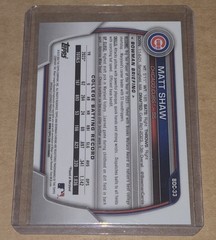 Matt Shaw 2023 Bowman Draft Chrome #BDC-33