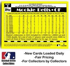 2025 Topps Chrome #90CB-8 Mookie Betts 1990 35th Anniversary Refractor Dodgers