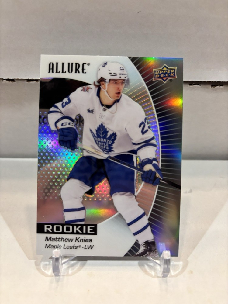 2023-24 Upper Deck Allure Black Rainbow MATTHEW KNIES Rookie #133