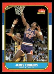1986 FLEER JAMES EDWARDS PHOENIX SUNS #29 NM X9130