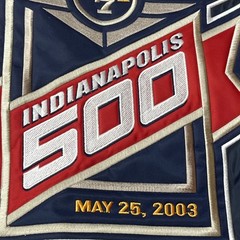 87th INDIANAPOLIS 500 WINDBREAKER MAY 2003 REEBOK RED AND NAVY SIZE ADULT XL VTG