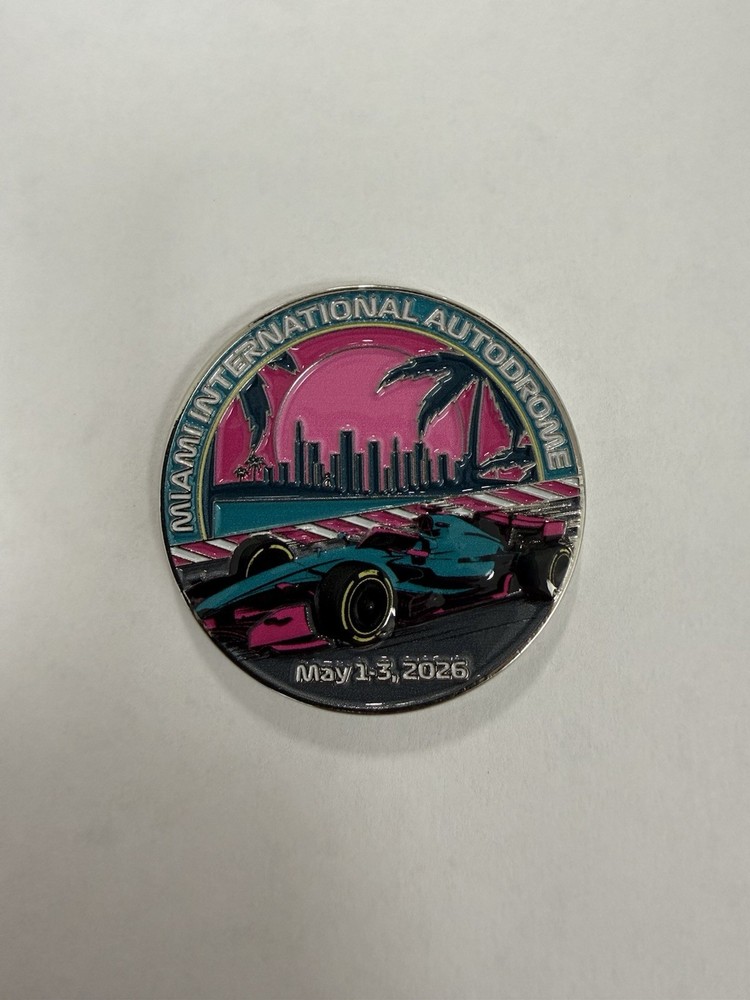2026 Miami F1 Grand Prix Rare Collector Coin
