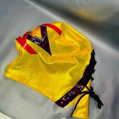 Villano Wrestling Lucha Libre Costume Mask Mascara Luchador Yellow Red Purple