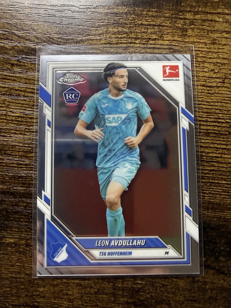 2025-26 Topps Chrome Bundesliga Leon Avdullahu #45 Rookie RC