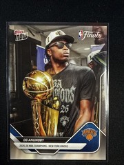 Knicks 2026 NBA Champions Team Set OG Anunoby C3-SP