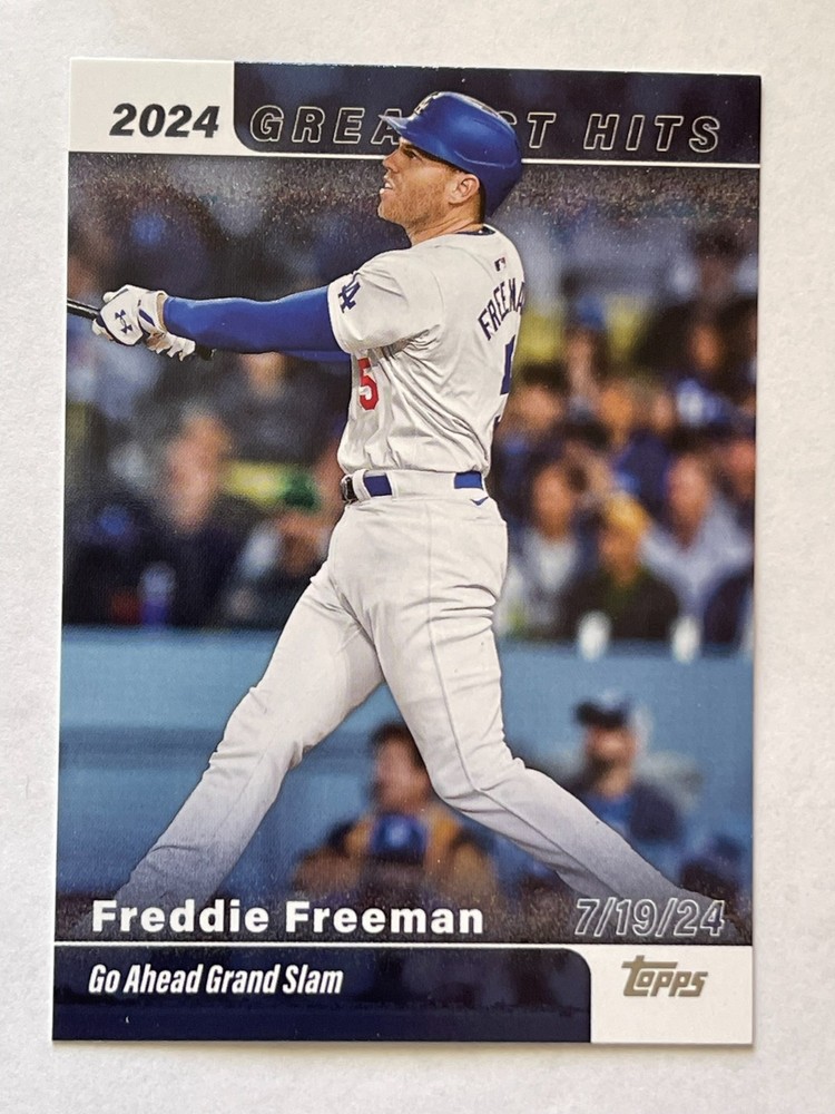 2025 TOPPS SERIES ONE FREDDIE FREEMAN GH-10 GREATEST HITS DODGERS NM CARD