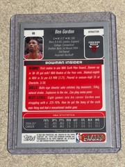 2005-06 Bowman Chrome Ben Gordon X-Fractor /150 #8
