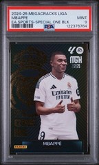 2024-25 Panini Megacracks Mgk La Liga – Special One Black -Kylian Mbappe – PSA 9