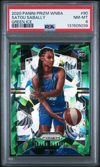 Satou Sabally PSA 8 2020 Panini Prizm WNBA Green Ice Rookie RC #90 Only 4 Higher