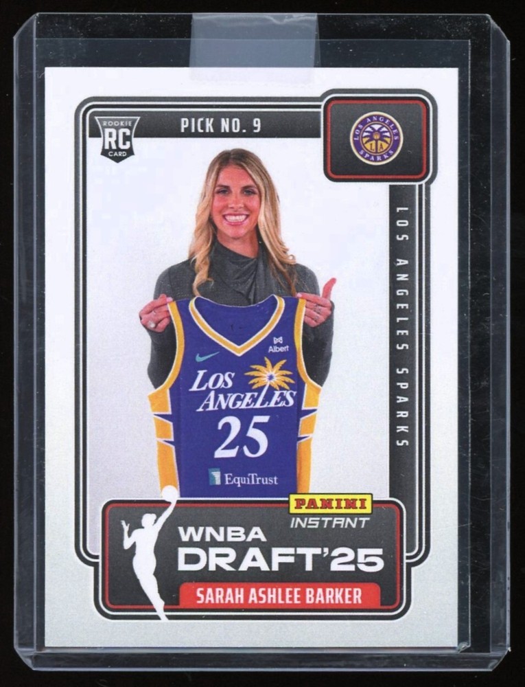 2025 Panini Instant WNBA Draft Night DN8 1st ROOKIE /1165 Sarah Ashlee Barker