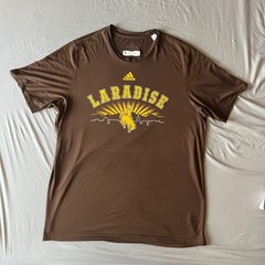 Univ. of Wyoming Cowboys LARADISE Adidas Athletic Performance Tee Player Worn XL