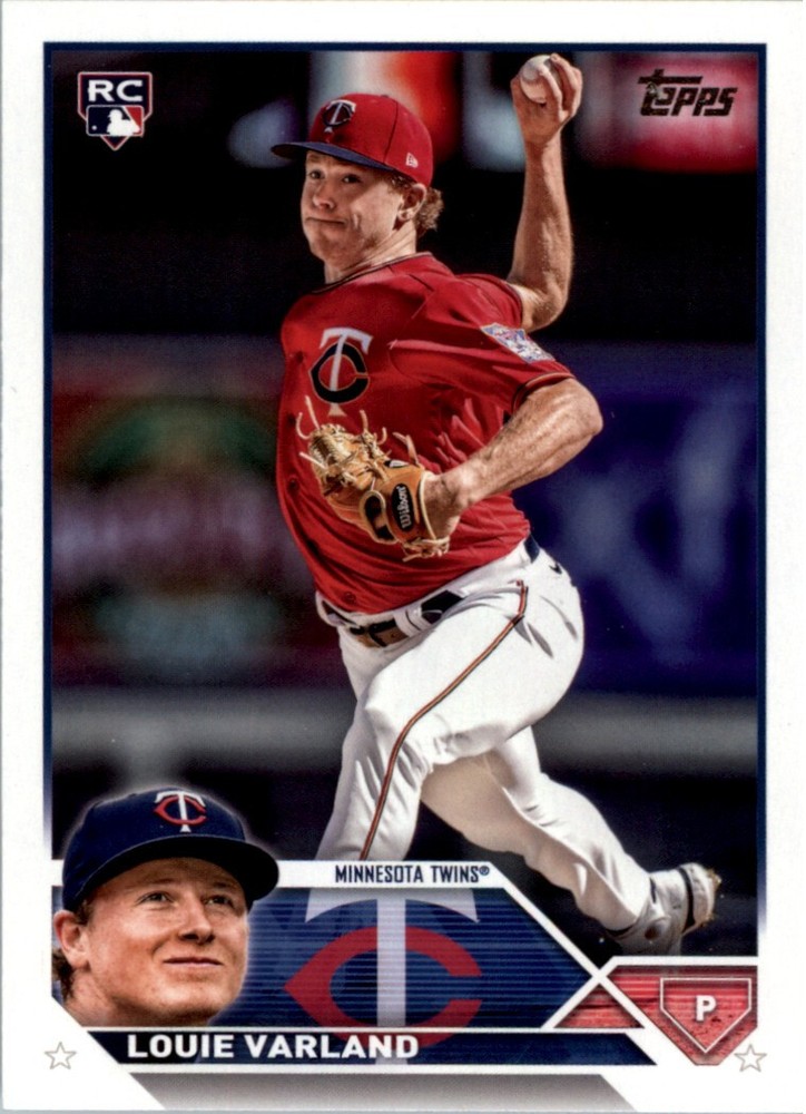 2023 Topps #441 Louie Varland RC Minnesota Twins MLB Rookie Baseball Card