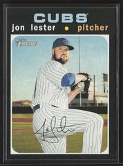 2020 Topps Heritage #486 Jon Lester Short Print SP