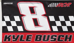 Kyle Busch Nascar #8 3×5 Ft Flag Banner