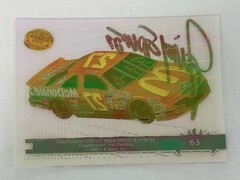 1994 Maxx Racing Medallion Jimmy Spencer Auto Signed Card #63 Nascar