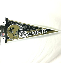 NEW ORLEANS SAINTS NFL LICENSED 30&Prime;X12&Prime; FELT PENNANT FREE SHIPPING