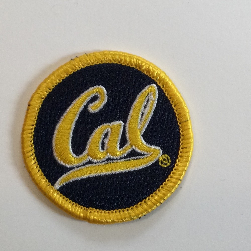 California CAL Golden Bears vintage Embroidered Iron On patch 2” X 2”