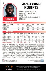 1994-95 Hoops BASKETBALL #95 Stanley Roberts