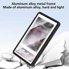1-5X Magnetic Metal Slabs Protector for PSA Graded Cards Stackable Case Sleeves