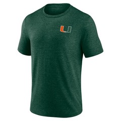 Men&rsquo;s Fanatics MTO Label Heather Texas Orange Miami Hurricanes Old-School Bold
