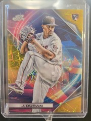 2022 Topps Cosmic Chrome Jhoan Duran Rookie GOLD INTERSTELLAR #/50 Phillies SP