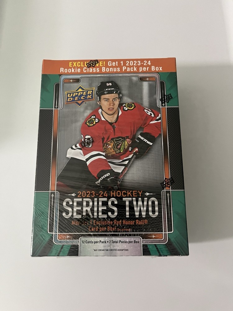 2023/24 UPPER DECK SERIES 2 HOCKEY MEGA BOX (1994/95 ROOKIE DIE-CUT BONUS PACK!)