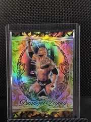 2026 Topps Chrome WWE The Rock #RDL-23 Diamond Legacy Gold Refractor 04/50