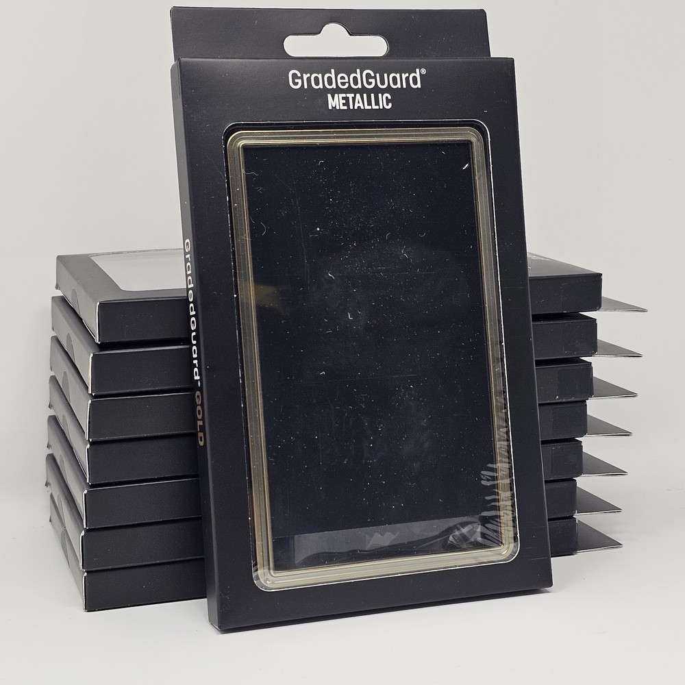 (1) Gold Metallic GradedGuard PSA Graded Card Case Guard Protector Stackable