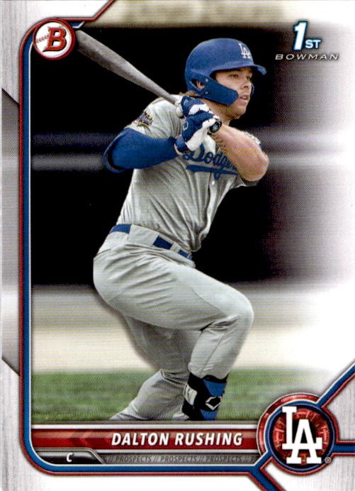 2022 Bowman Draft 1st Edition #BD-84 Dalton Rushing
