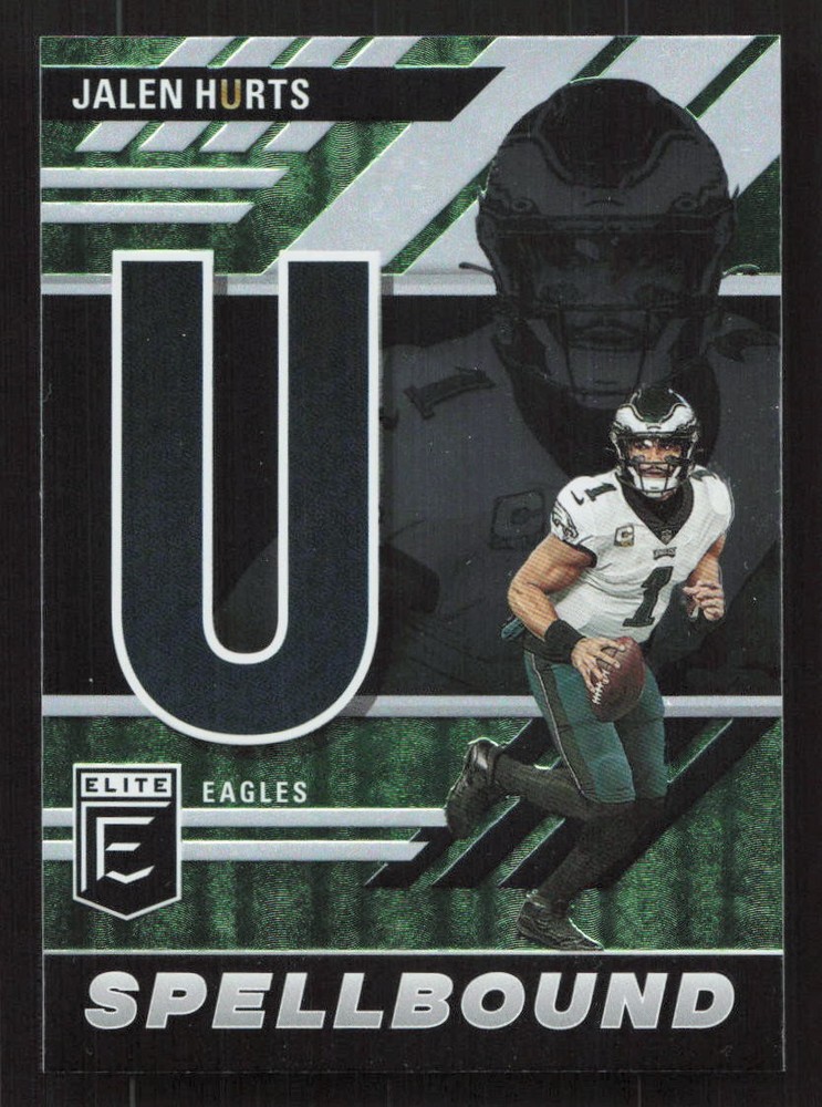 2023 Donruss Elite Jalen Hurts Spellbound Green #SB-JH2