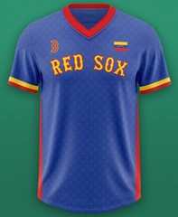 New Arrivals – Red Sox Venezuelan Celebration Giveaway Jersey – All Size