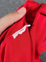Under Armour DC Defenders Football Polo Shirt Mens Large Red Slim UFL Authentic