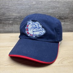 Gonzaga Bulldogs Hat Cap Strap Back Mens OSFM Blue NCAA Basketball Signatures