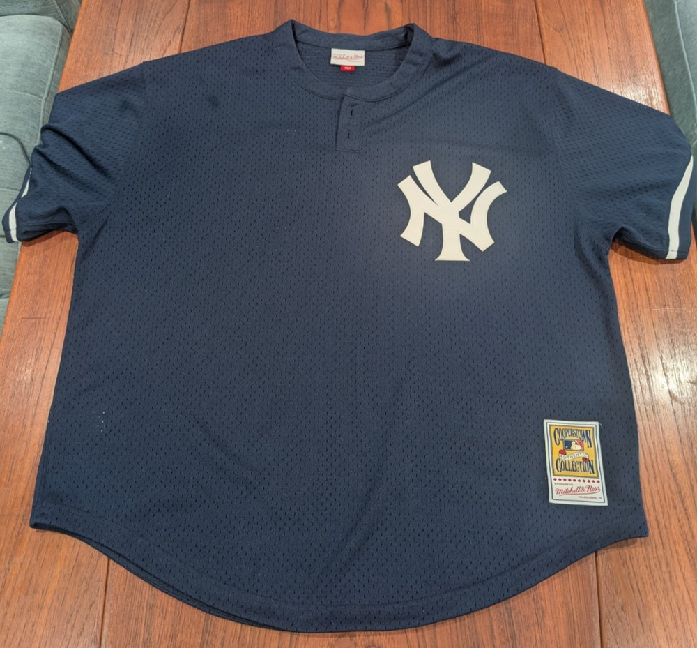 Mitchell & Ness NY Yankees Don Mattingly #23 Mesh Jersey Navy 2XL 52