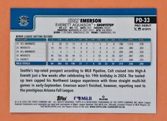 Colt Emerson 2025 Topps Pro Debut Prospect Card #PD-33
