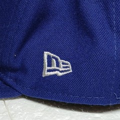 New Era 59Fifty LA Dodgers Fitted Hat 6 7/8 Side Script Logo White