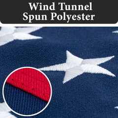 American Flags for Outside 6X10-100% MADE 6 by 10 Foot, red, white, and blue