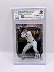 2025 Bowman Chrome George Lombard Jr. Laser Refractor Graded MGCo Gem Mint 10