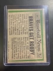 1974 Topps Craig Robinson 23T Traded Atlanta Braves RC Rookie