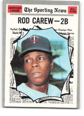 1970 Topps #453 Rod Carew EX Excellent Twins All-Star oc ID:330955