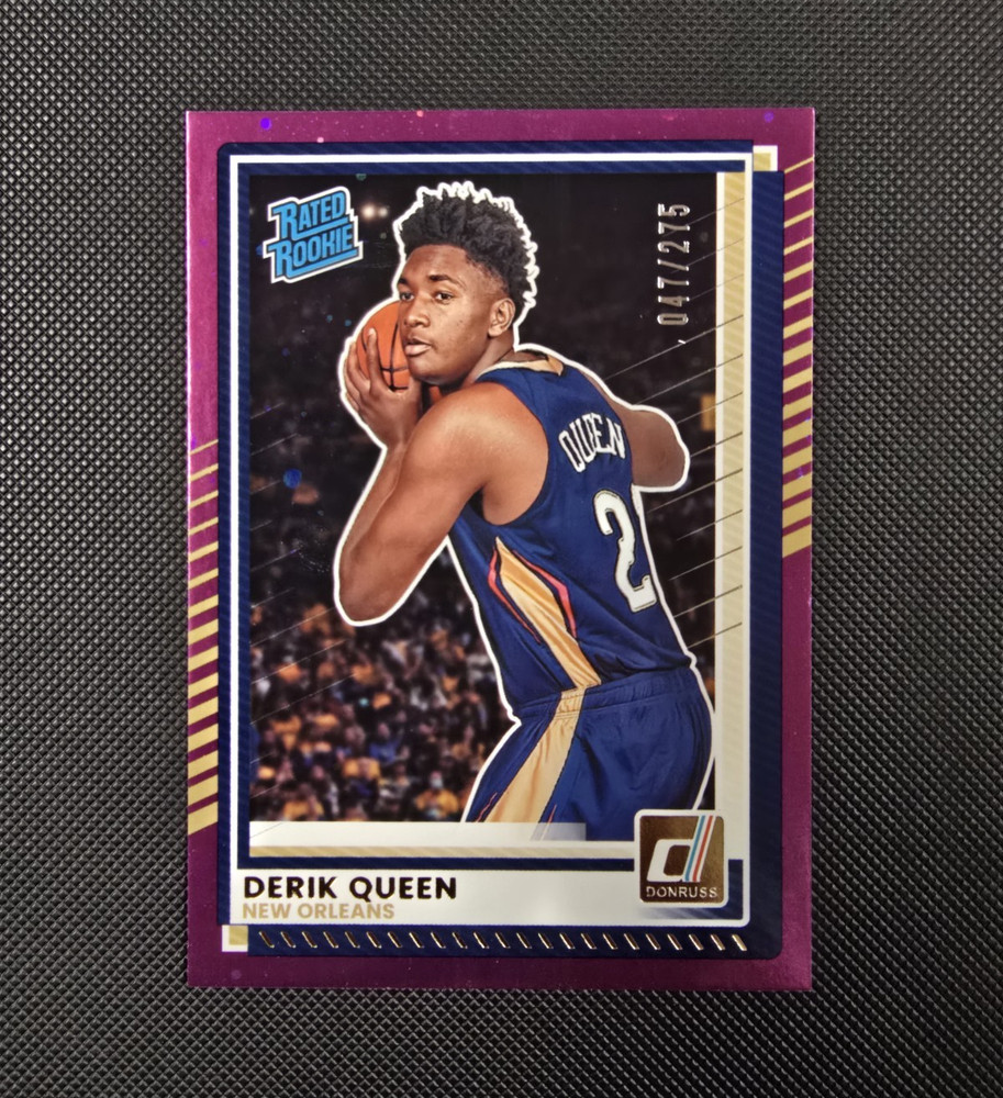 Panini 2025-26 Donruss Basketball Derik Queen Rated Rookie #7 Serial /275